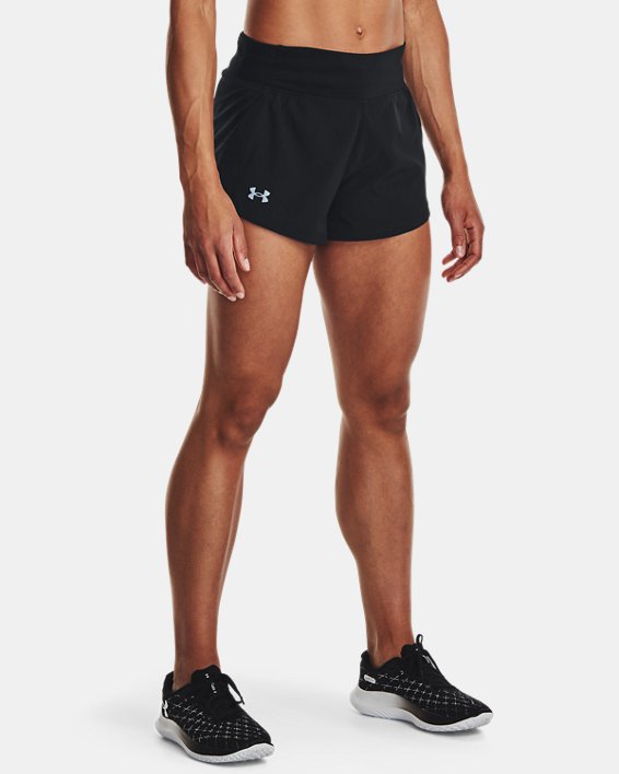 Women's UA Speedpocket Shorts, Black, pdpMainDesktop image number 0